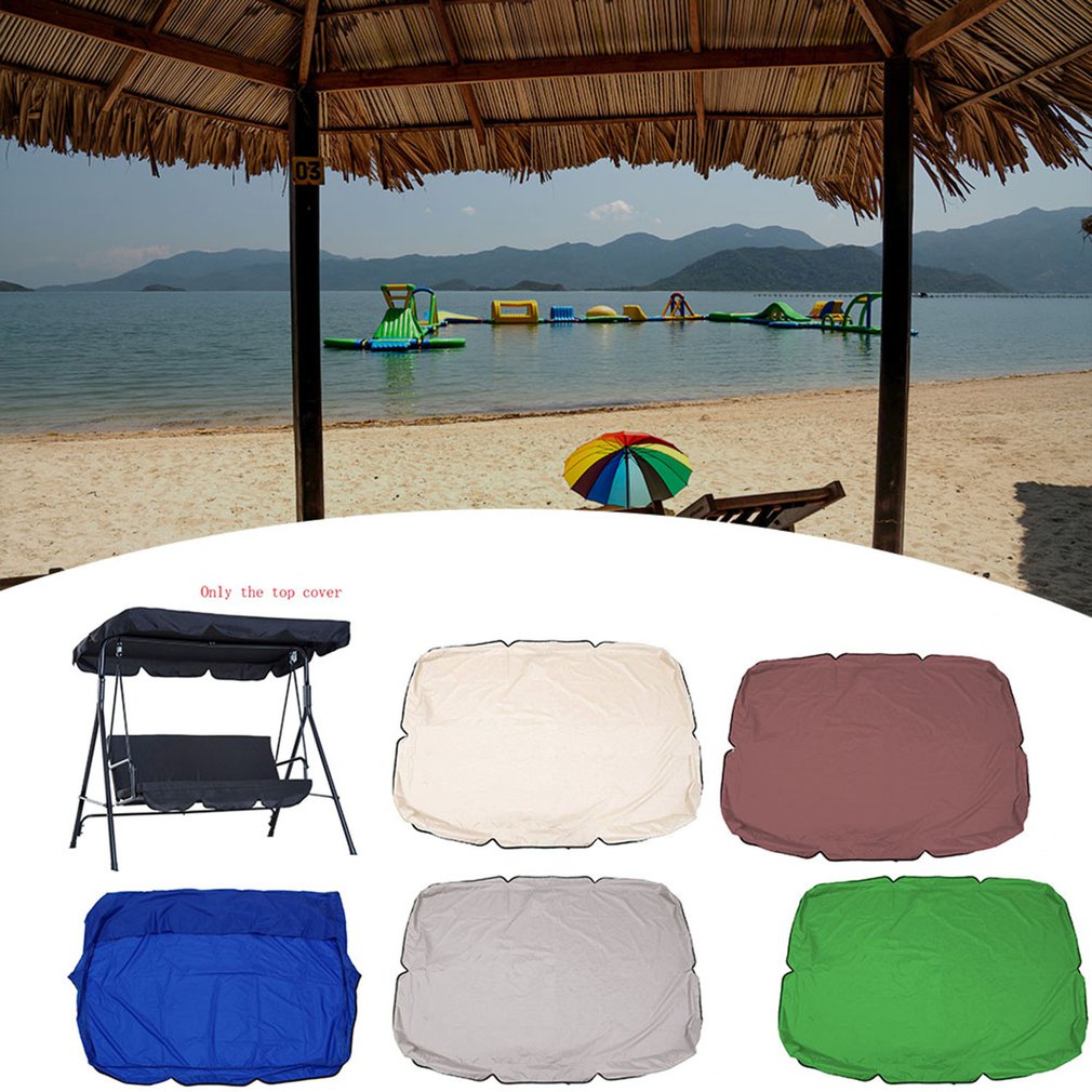 Garden courtyard swing sunshade roof cover Swing ceiling cover 190T polyester Outdoor swing ceiling cover