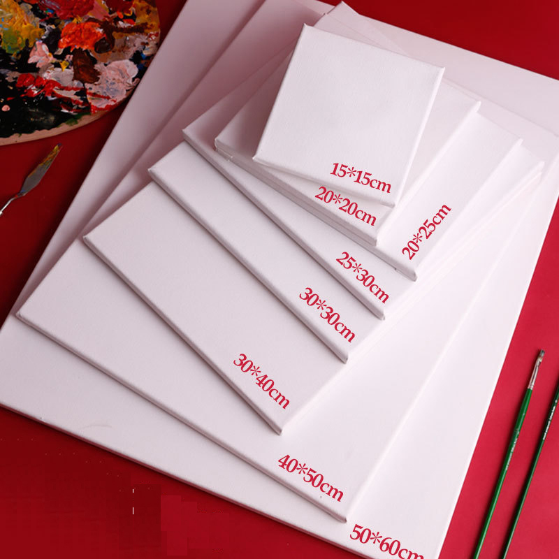 6Pcs Katoen Houten Frame Voor Canvas Olieverf Leeg Canvas Omlijst Acrylverf Voor Schilderen Ambachten Canvas Kunstenaar Art levert