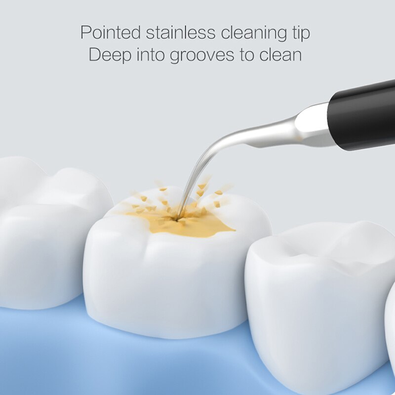 Xiaomi dr.bei elektrisk scaler tandbørste ultralyd tand tandsten fjerner hvidere tænder pletter tandsten fjerne værktøj