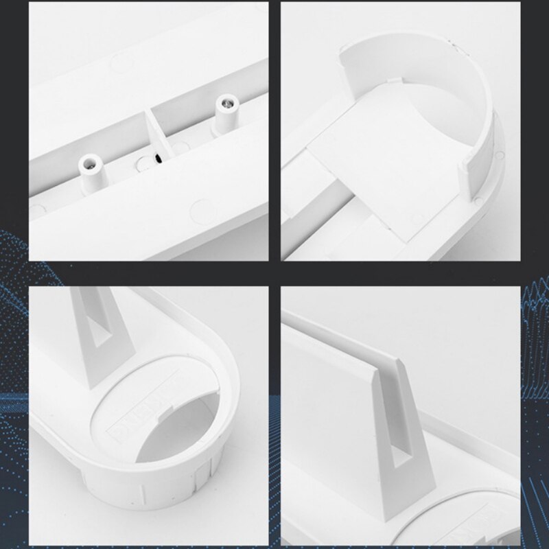 Office Desk Screen Clip Desk Threading Box Computer Desk Threading Hole Cover Desk Threading Box