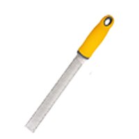 Rallador de acero inoxidable Zester 4 colores multifunción de quesos de limón Manual ralladores de cocina herramientas de clasificación: Yellow