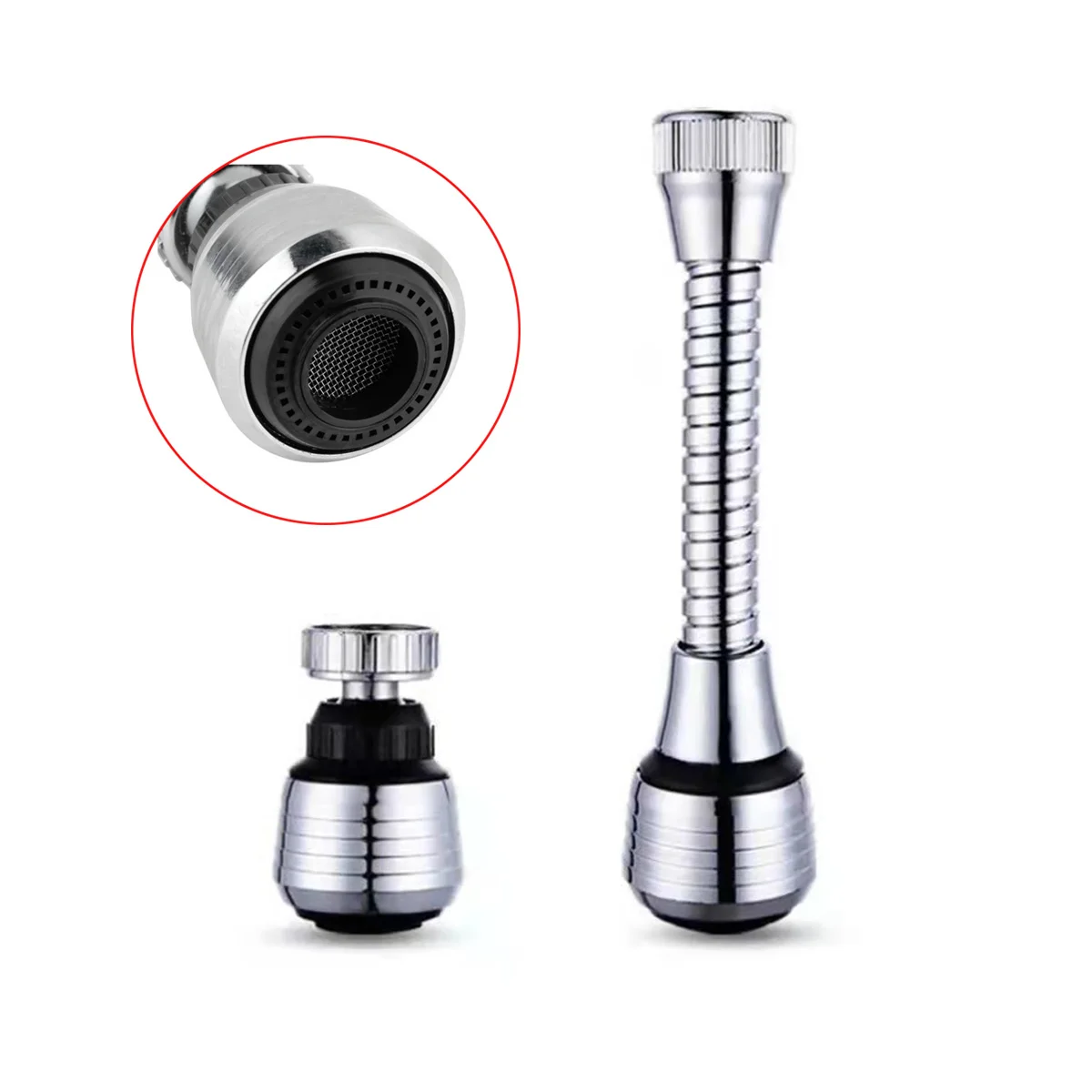 3 Stuks Mondstuk Voor Kraan Froter Mixer Beluchter Water Besparing Kraanmondstuk Hulpstuk Water Diffuser Keuken Kraan Sproeier Adapter