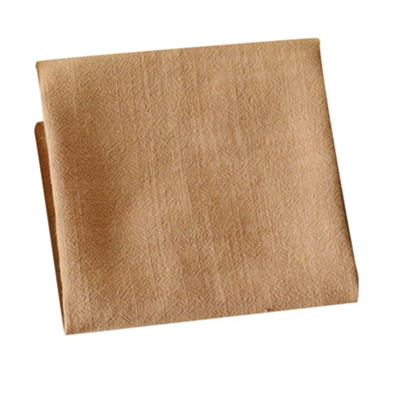 Plain Katoen Linnen Doek Art Home Keuken Servet Placemat Thee Handdoek Keuken Handdoek 40X4 0Cm/15.7X15.7 inch Keuken Accessoires: Khaki