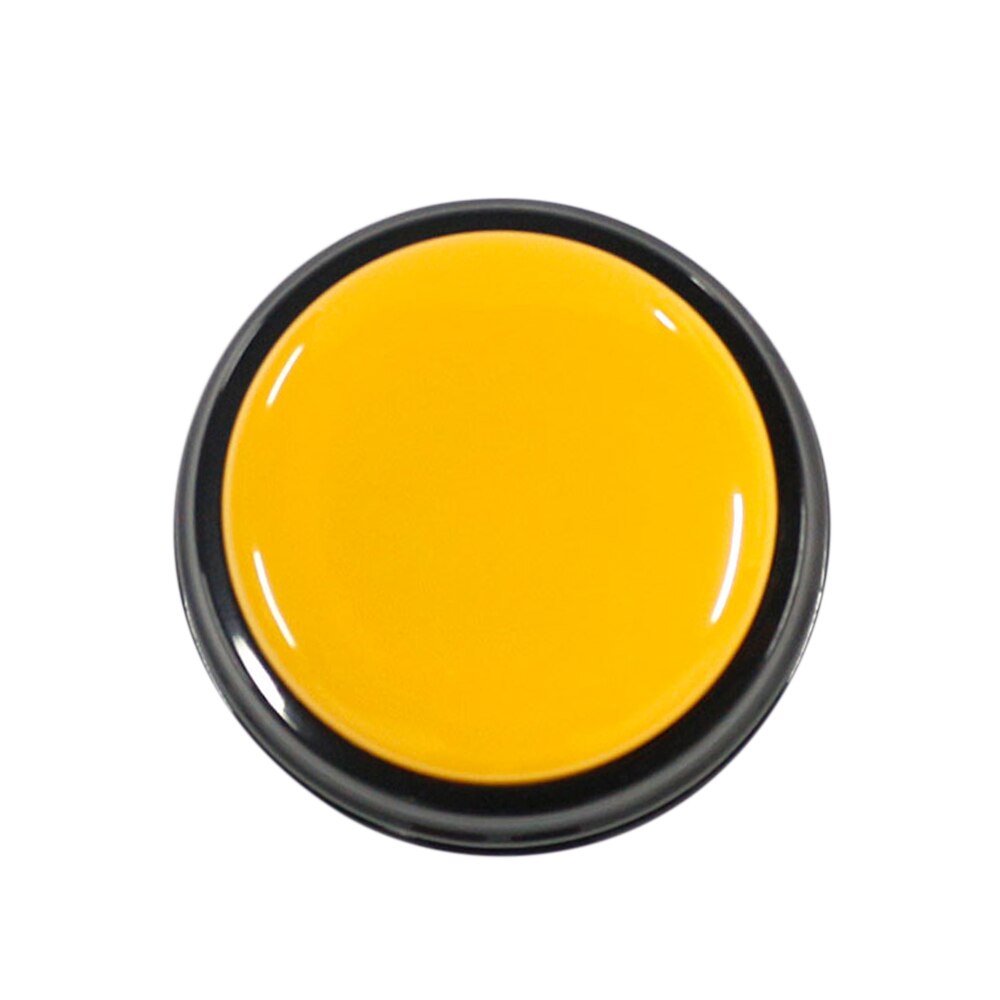 Small Size Easy Carry Voice Recording Sound Button for Kids Interactive Toy Answering Buttons Orange Pink Blue Green: Orange