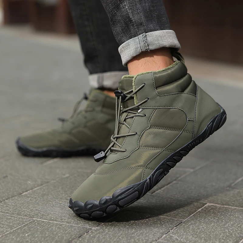 Wanderschuhe Barfuß Damen, Winter Sommer breite Zehen Barfuß Wanderschuhe Stiefel Turnschuhe für Damen Herren