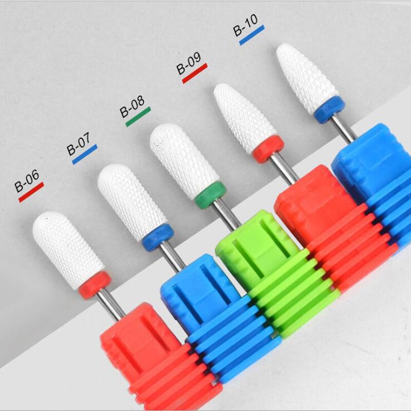 Nails drill ceramic milling cutter manicure cutters Tungsten steel nail drill electric nail polishing machine tool drill bits