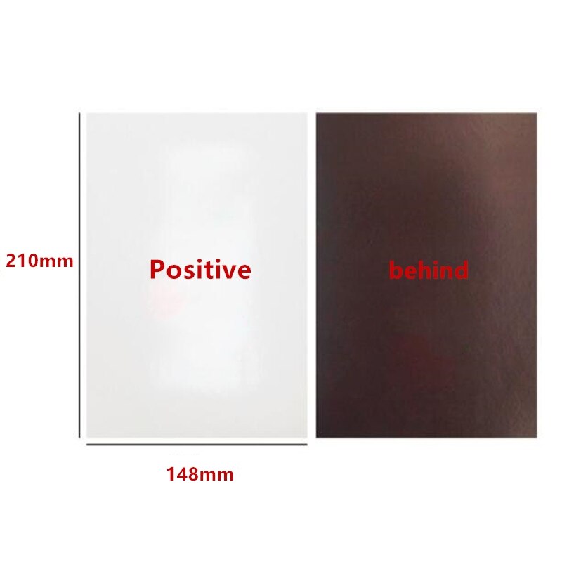 Parti  a5 magnetiskt bläckstråleutskriftsark fotopapper mate finish kylskåp magnetisk arktjocklek foto/bil/annons gummimagnet