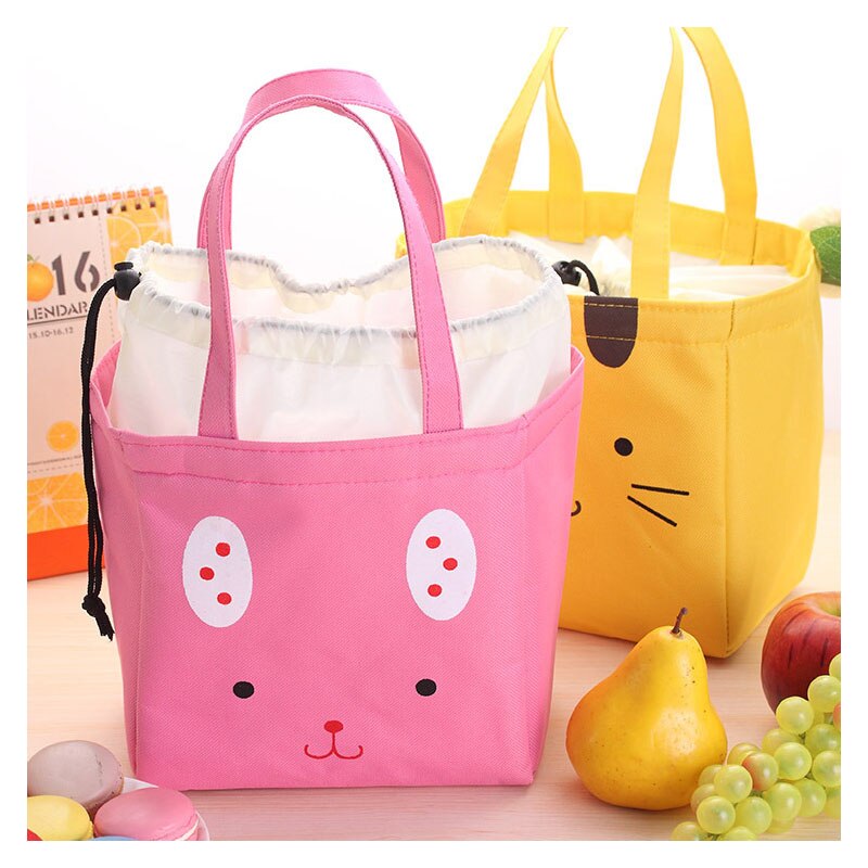 Cartoon waterproof portable insulation bag Student lunch box bag Outdoor fresh-keeping ice pack Drink refrigerated bag ice bag