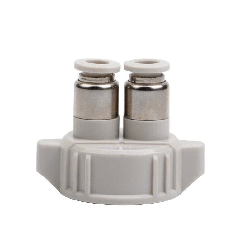 Aquarium  co2 systeem pro buiskleppen meter flesdop aquarium levende plant doe-het-zelf reactor luchtverspreider generator gereedschap onderdeel: Grijs