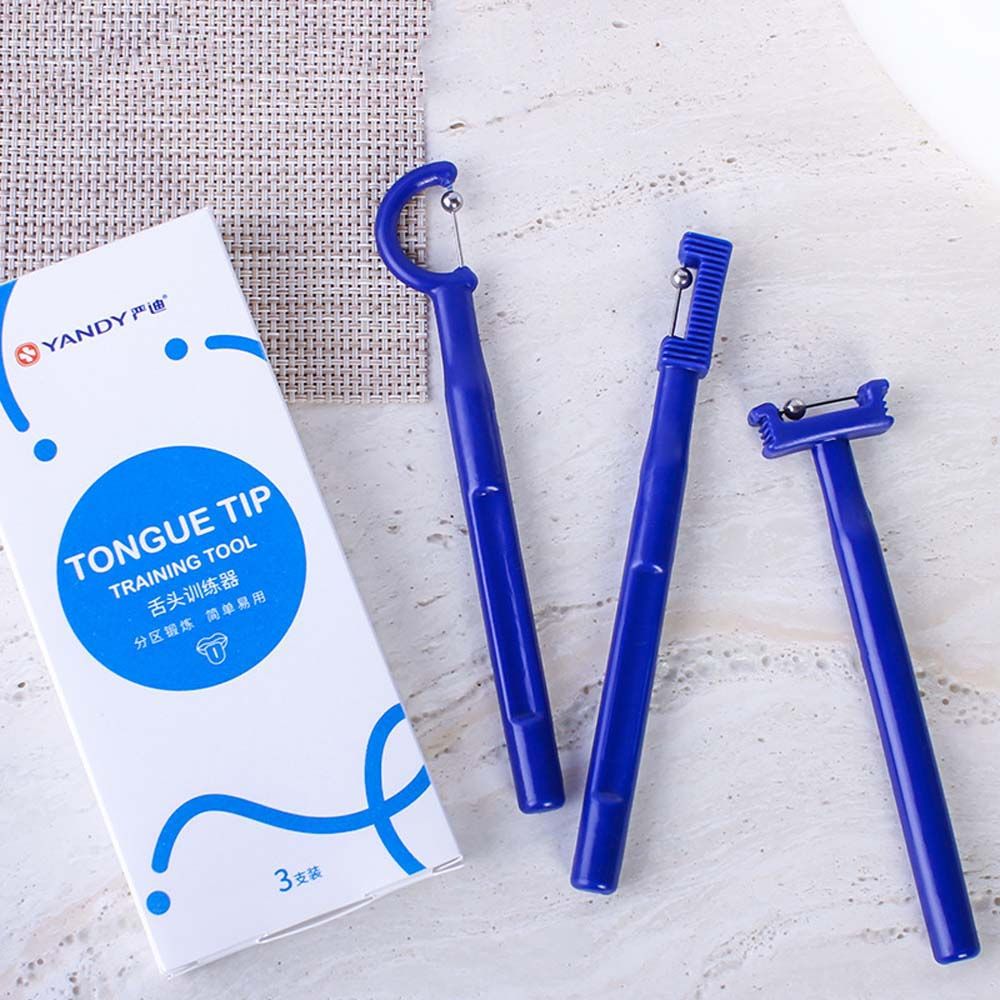 Children Tongue Tip Exercise Tool Tongue Adults Oral Muscle Training Tool Kids Autism Speech Therapy Talk Tool