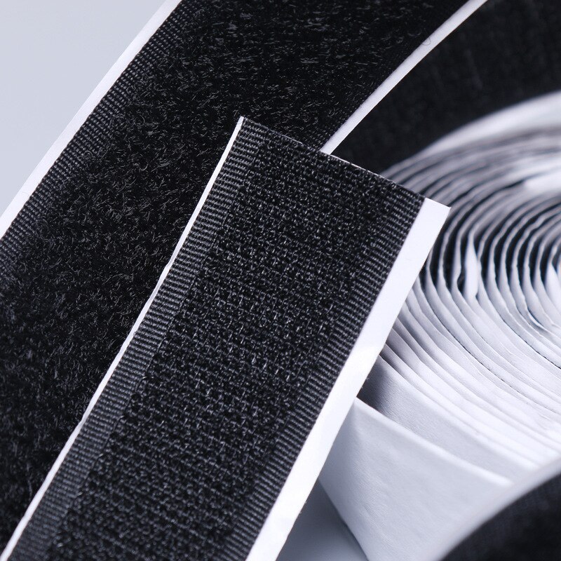 12 M/pairs Zelfklevende Sluiting Tape Nylon Haken En Lussen Haken Lijm Met Lijm Magic Tape Diy Craft Decor 16-110Mm Breedte