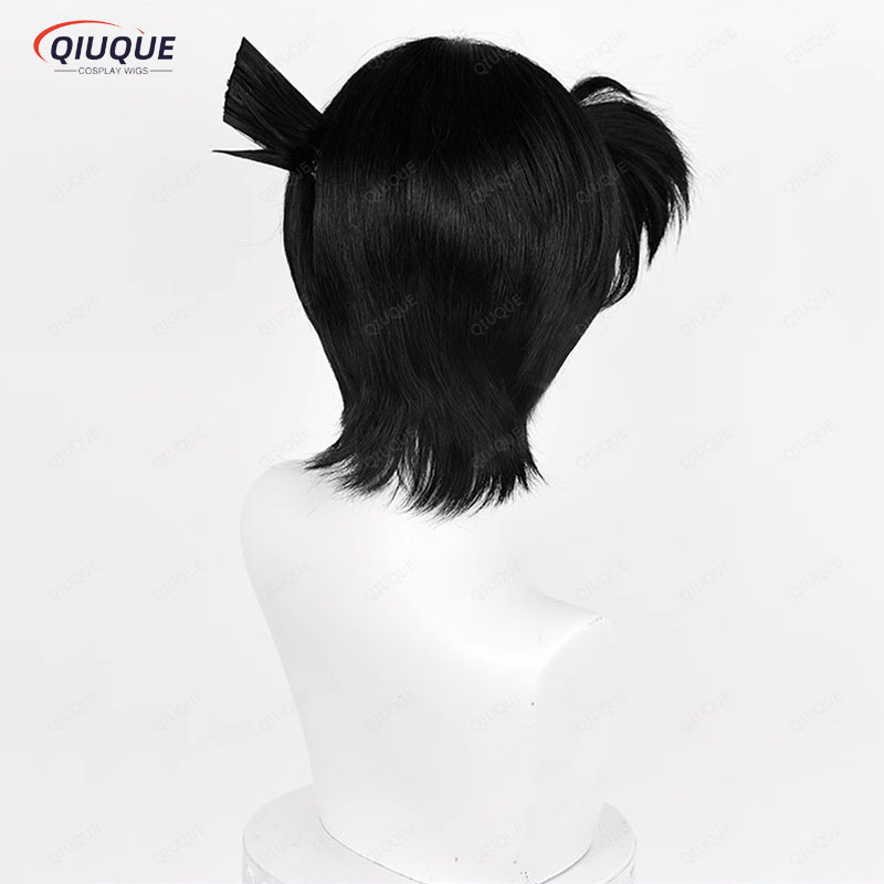 Kudou Shinichi peluca de Cosplay Conan Edogawa peluca negra Jimmy Kudo Cosplay pelucas de Cosplay de Anime pelucas sintéticas resistentes al calor + gorro de peluca