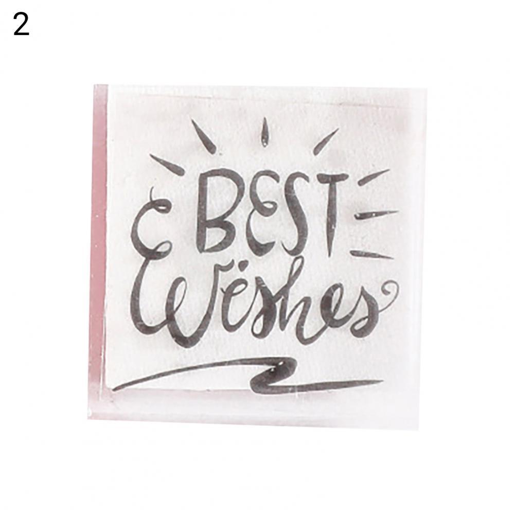 Transparent Warm Phrases Clear Stamp Rectangular Stamp Multifunctional for Home:  2