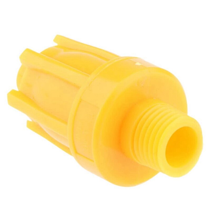 2 Stuks Lucht Blazen Nozzle 1/4 Inch Buitendraad Fan Nozzle Wind Jet Sproeikop 3 Gat Platte En Ronde vorm Nozzle