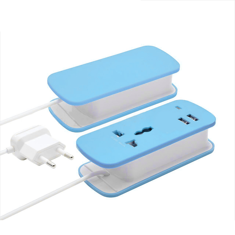 3 In 1 2 Poorten Ac Power Strip Travel Charger Usb Thuis Wall Charger Adapter Outlet Usb Slots Hub Desktop