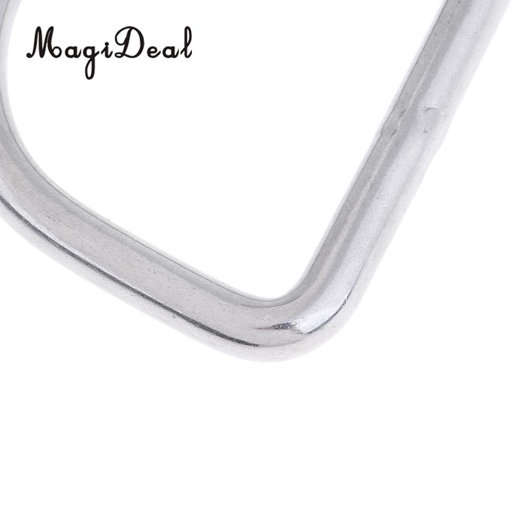 MagiDeal Replacement Universal Welded D Ring Boat Yacht Fishing Rigging Fitting Hardware - Marine 316 Stainless Steel