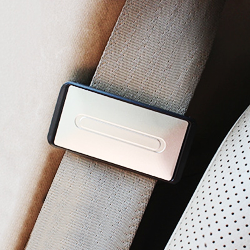 Clip ajustable para cinturón de seguridad de coche, soporte Universal para cinturones de seguridad de vehículo, hebilla de tope, abrazadera, accesorios para cinturón de seguridad de coche, 2 uds.