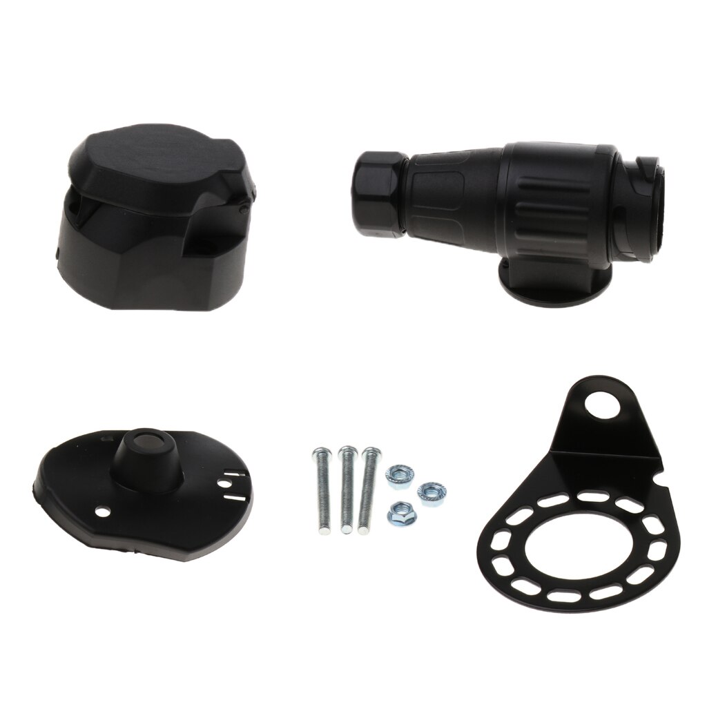 13 Pin Trailer Caravan Plug Socket Set Adapter Connector Conversion Kit