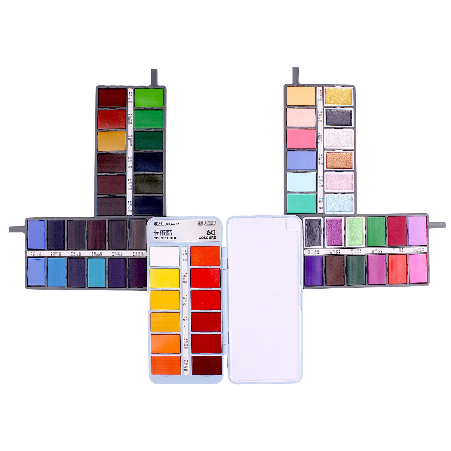 Aquarel Verf Set Professionele Effen Aquarel Verf Set Gouache Aquarel Kit Met Water Borstel Pen Potloden Pouch