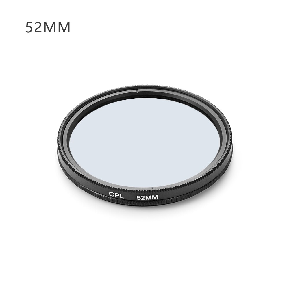 Camera Accessories For Canon Nikon DSLR Camera Lens Polarizing CPL Filter 37/49/52/55/58/62/67/72/77/82mm: 52MM