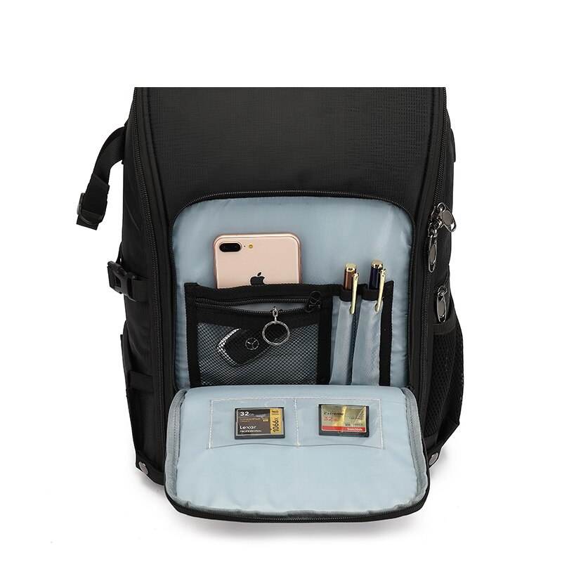 Mochila impermeable para cámara fotográfica, funda de nailon para Drones, bolsa de viaje para ordenador portátil con trípode de 16 pulgadas, novedad de 2022