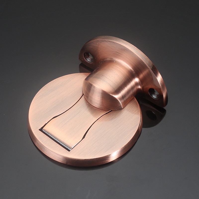 Magnetic Door Stops 304 Stainless Steel Door Stopper Hidden Door Holders Catch Floor Nail-free Doorstop Furniture Hardware