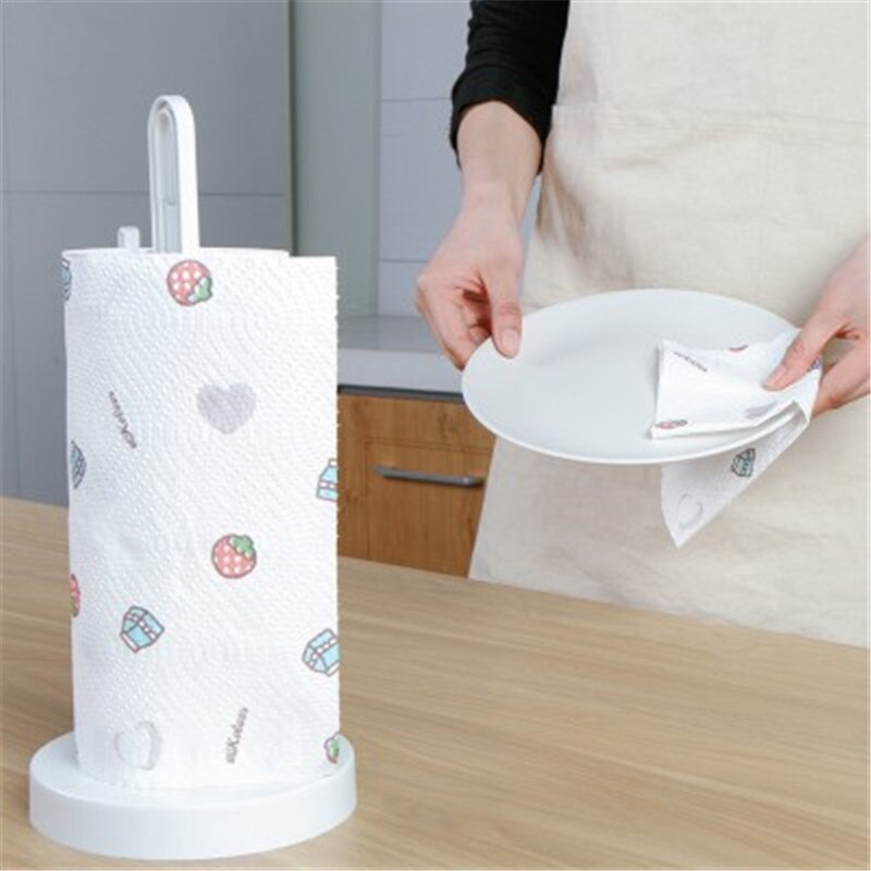 Kitchen Paper Roll Paper Towels 2 Layers Soft Water & Oil Absorption Toilet Roll Papers 2 Rolls for Home Kitchen Bathroom