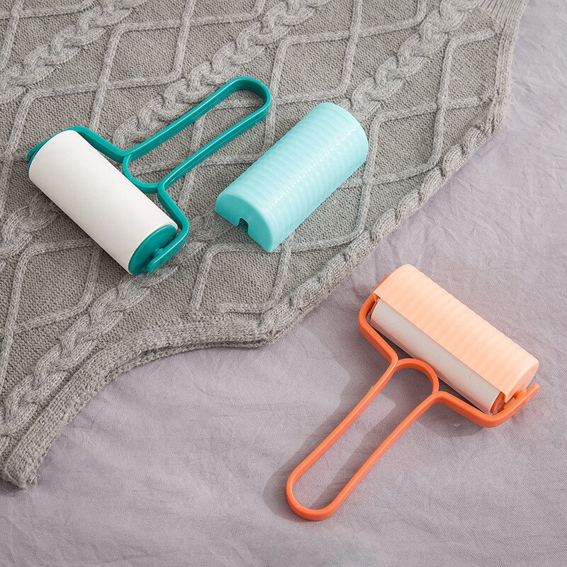 Hair Applicator Sticky Clothes 1Pcs Multi Purpose Dust Remover Roller Style Fabric Fluff Brush Portable Detachable With Handle