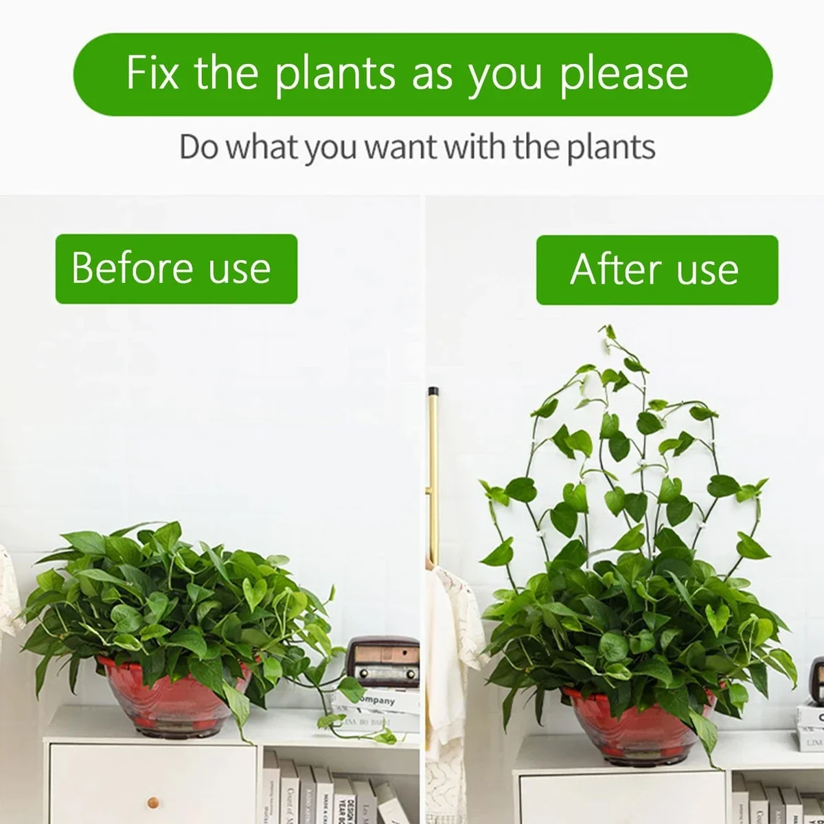 10 teile/paket Anlage Klettern Zauberstab Halterung Clips Rattan Reben Fixer Selbst-Klebe Haken Unsichtbare Garten Bindung Clip Zauberstab StickyClip
