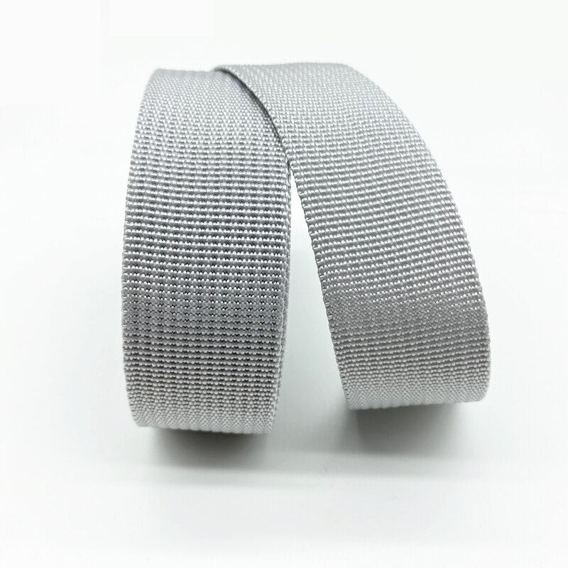 5 jardów 30mm płótno wstążka saszetka na pasek taśma nylonowa taśma Pet taśma plecakowa taśma szyta torba akcesoria do paska # RoLi: Light Grey