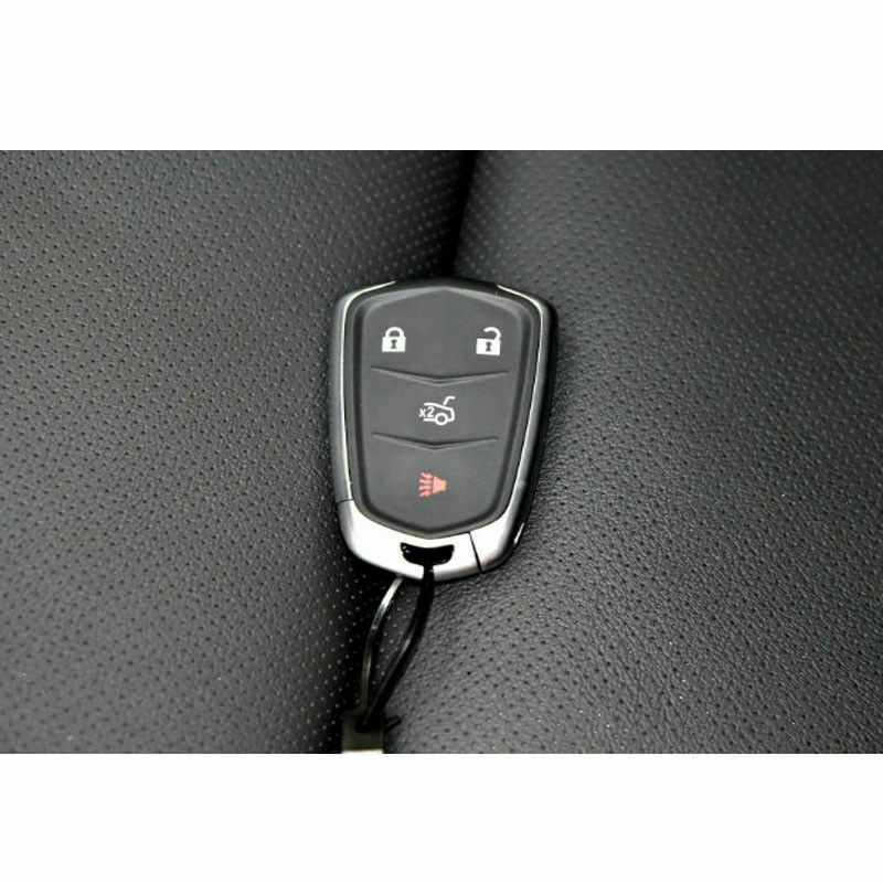 Carbon Fiber Keyless Fob Smart Key Case Cover Voor Cadillac XT5 Xts Cts Ats