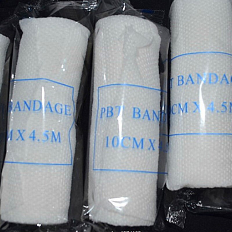 Multi-size Emergency PBT Bandage for Elastic Wound Bandaging of Fractures: 10cmX4.5m