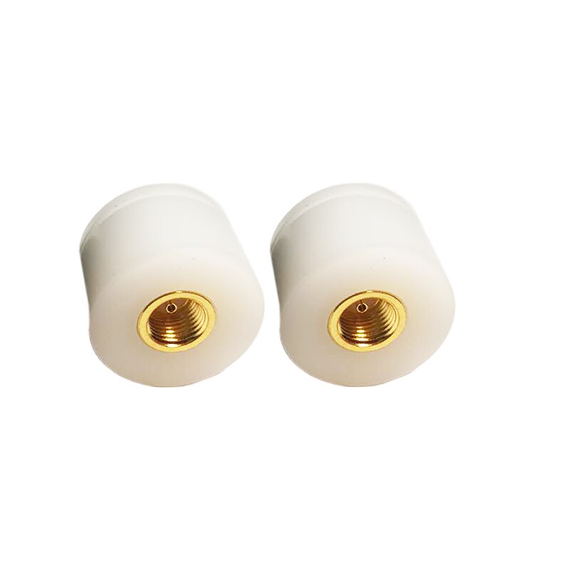 Antenne à dents bleues 3dbi Gain, connecteur omnidirectionnel, trou intérieur pour Modem, adaptateur USB, Booster de Signal, répéteur Wifi Zigbee: White-2pcs