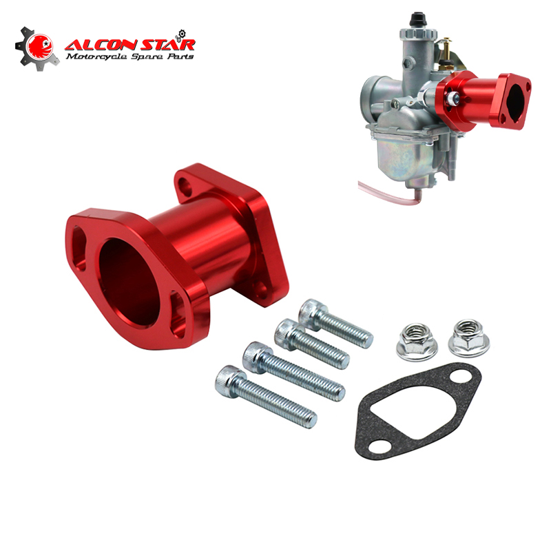 Alconstar- Mikuni VM22 Keihi PZ19 PZ26 Intake Pipe Inlet Manifold Adapter For Predator 212cc For Honda GX200 CT200U Mini Bike