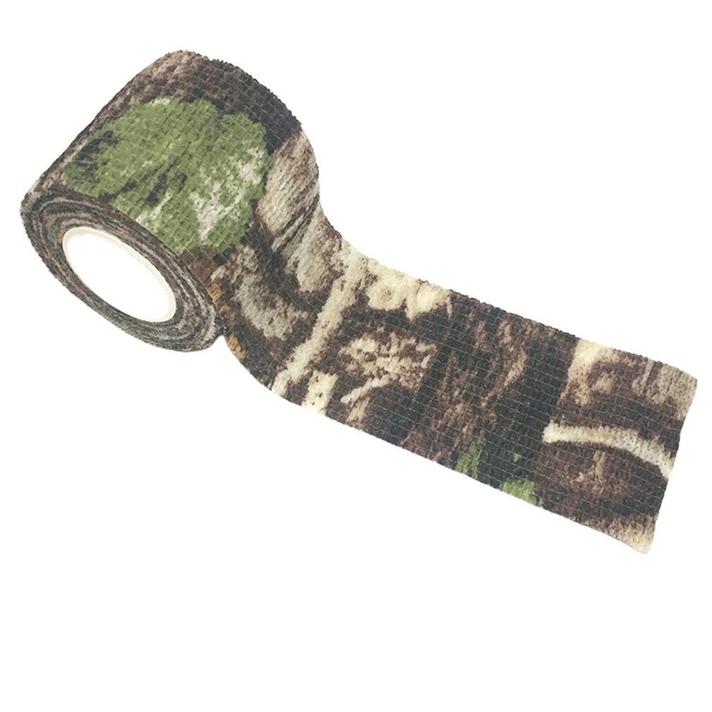 4.5m Self-Adhesive Maple Leaf Self-Adhesive Camouflage Stretch Bandage Non-Woven Protective Tape Tatto Accessories: Camouflage
