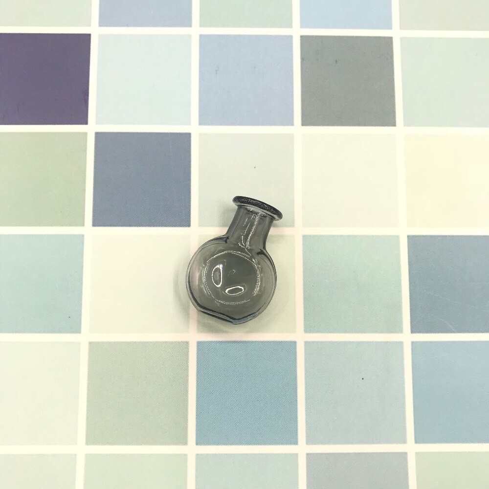 Collier à faire-même bouteilles en liège | Mini bouteilles, verre plat 9 couleurs, pendentifs, pendentif bouteilles pour mariage, bocaux , flacon bijoux à la 50 pièces: gray