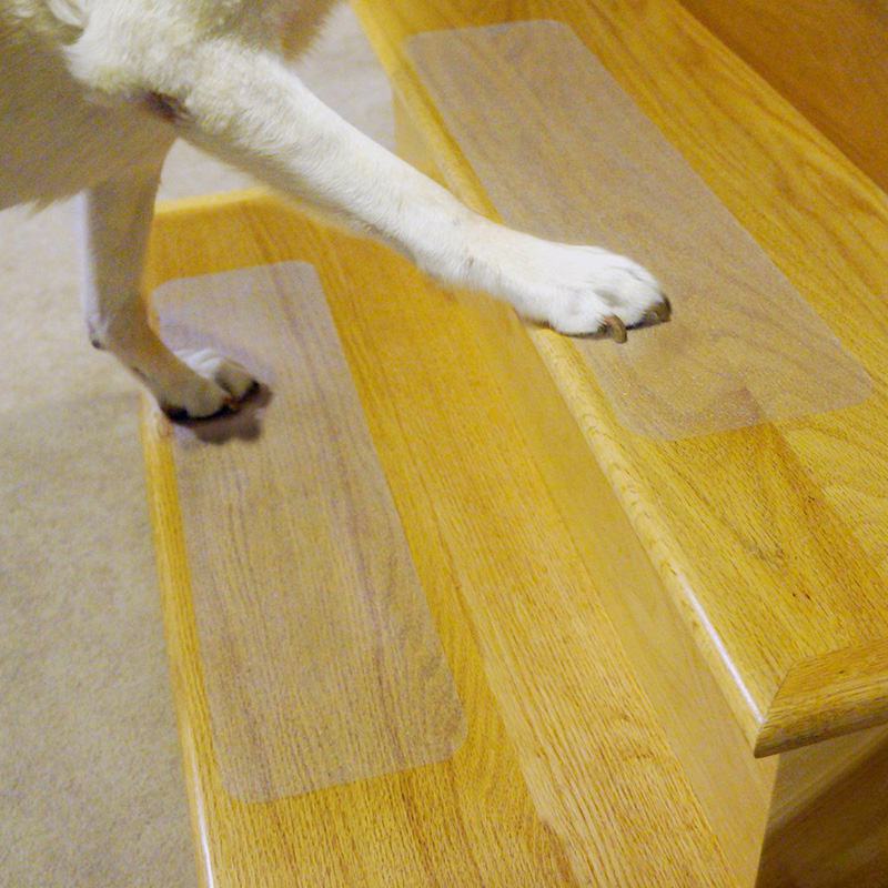Kæledyr trappe skridsikker klistermærker skridsikker gulvbånd klare trappetrin tæppebeskytter sæt til kæledyr