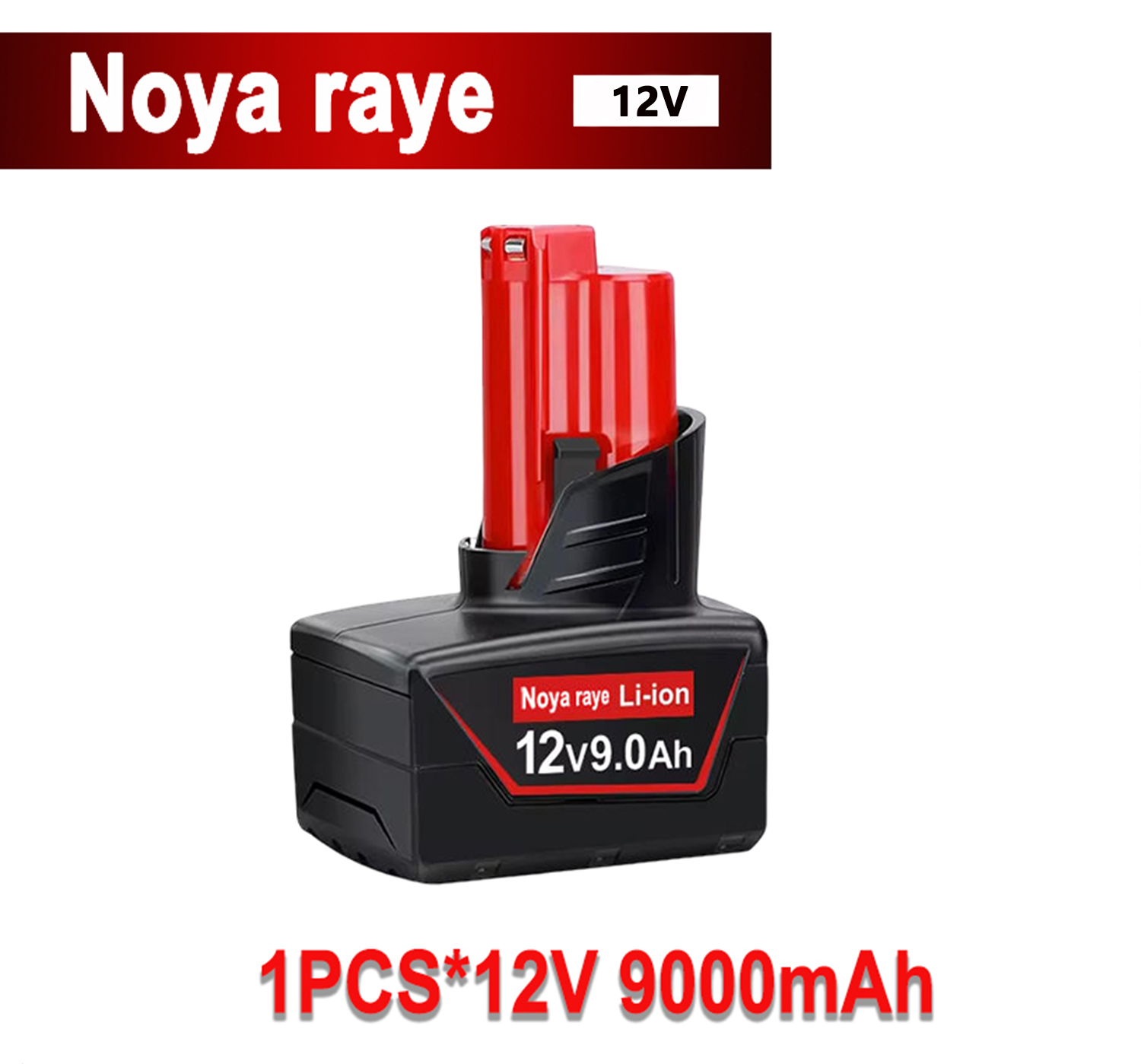 For Milwaukee M18 M12 Power Tool Battery XC 12v 18v 3Ah 5Ah 6Ah 9Ah M18B5 48-11-1815 48-11-1860 M18B2 M18B4 M18B5 Battery Packs: Red