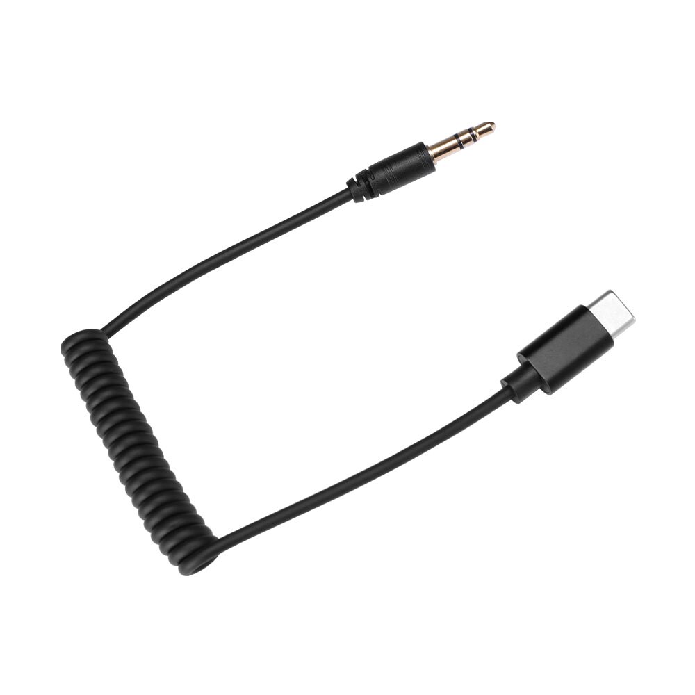 Ulanzi 3.5mm TRS to TRRS Splitter Adapter Cable for RODE VideoMicro VideoMic Go BY-MM1 Transfer From Smartphone to Microphone