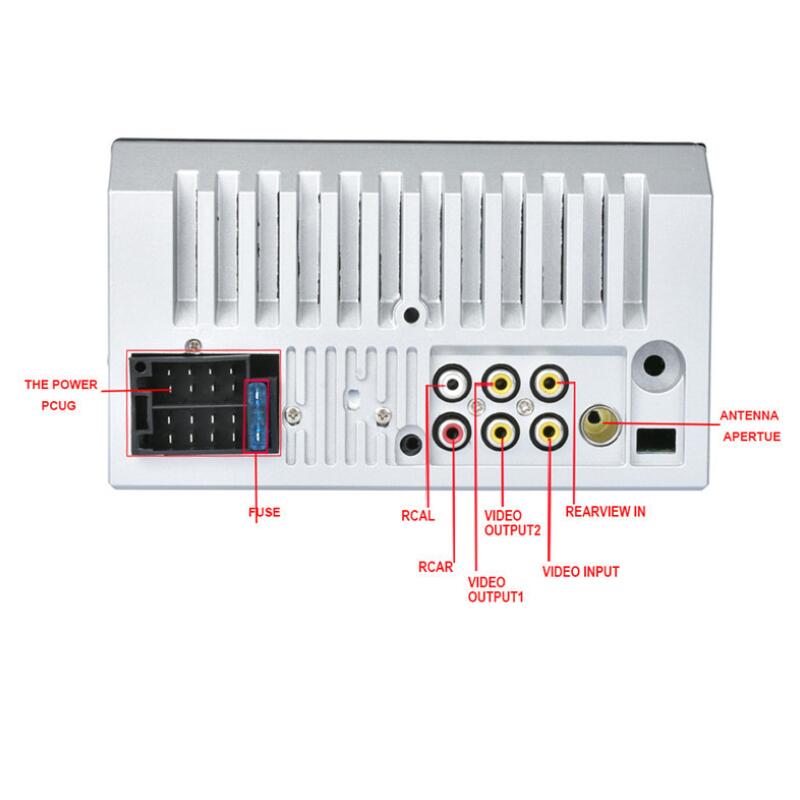 Autoradio 2 Din Fm Audio Stereo 7 &quot;Hd Touch Screen MP5 Bluetooth Multimedia Speler Ondersteuning Tf Usb Aux input Autoradio