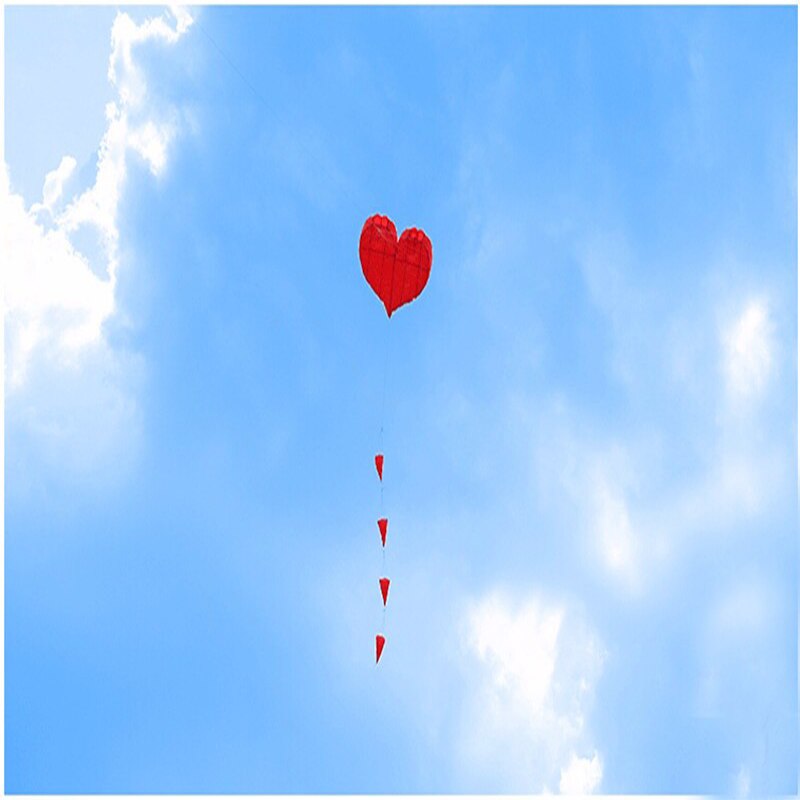 Trasporto libero grande gonfiabile aquilone linea del cuore di amore aquilone giocattoli tutto'aria aperta tessuto di nylon aquiloni di Surf per adulti