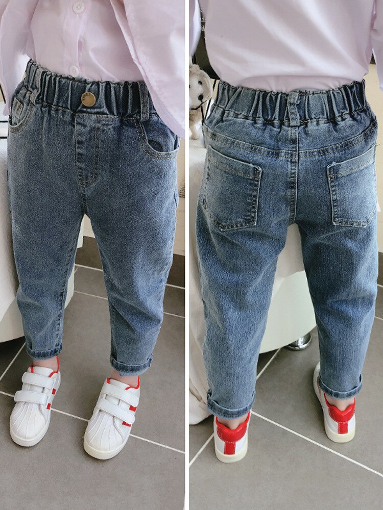 Abbigliamento per bambini 2020 primavera e autunno nuovi ragazzi e ragazze pantaloni larghi e comodi per bambini jeans temperamento slim per bambini