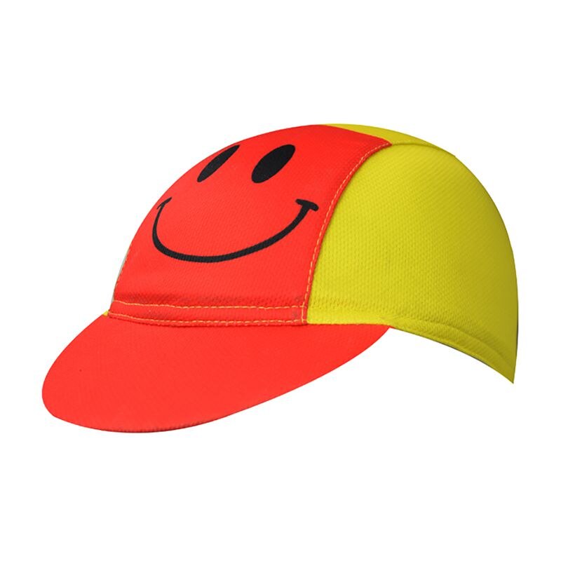 Quick Drying Printed Cycling Cap Bicycle Breathable Sunshade Sweat Absorbent Polyester Under Hat