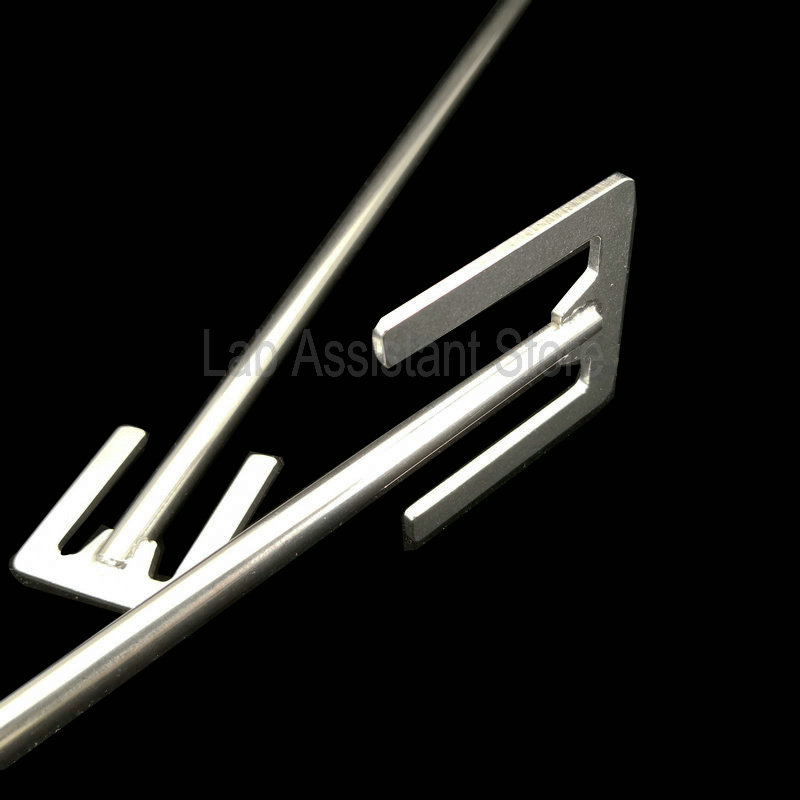 Lab Stainless Steel E-Type Paddle Stirring Blade 304 Dispersion Paddle With Rod - 110x8x400mm
