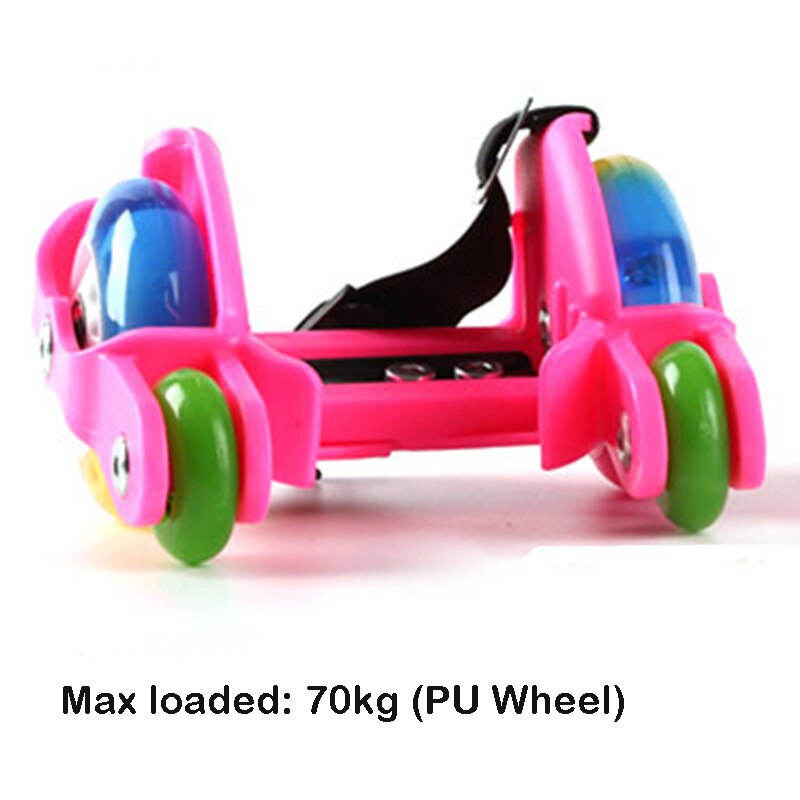 Stable 4 Wheel Flashing Roller Skating Shoes Whirlwind Pulley Flash Wheel heel Roller Skates Sports Roller skate Shoes