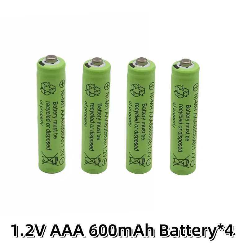 Nowy akumulator AAA 1,2 V 600 mAh Ni-MH akumulator lpega do pilota zabawkowego akumulatory AAA akumulator 1,2 V: Beżowy