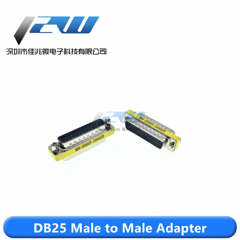 DB9/15/25-pin serial male and female converter adapter RS232 male to male to female to female COM port: DB25 Man to Man