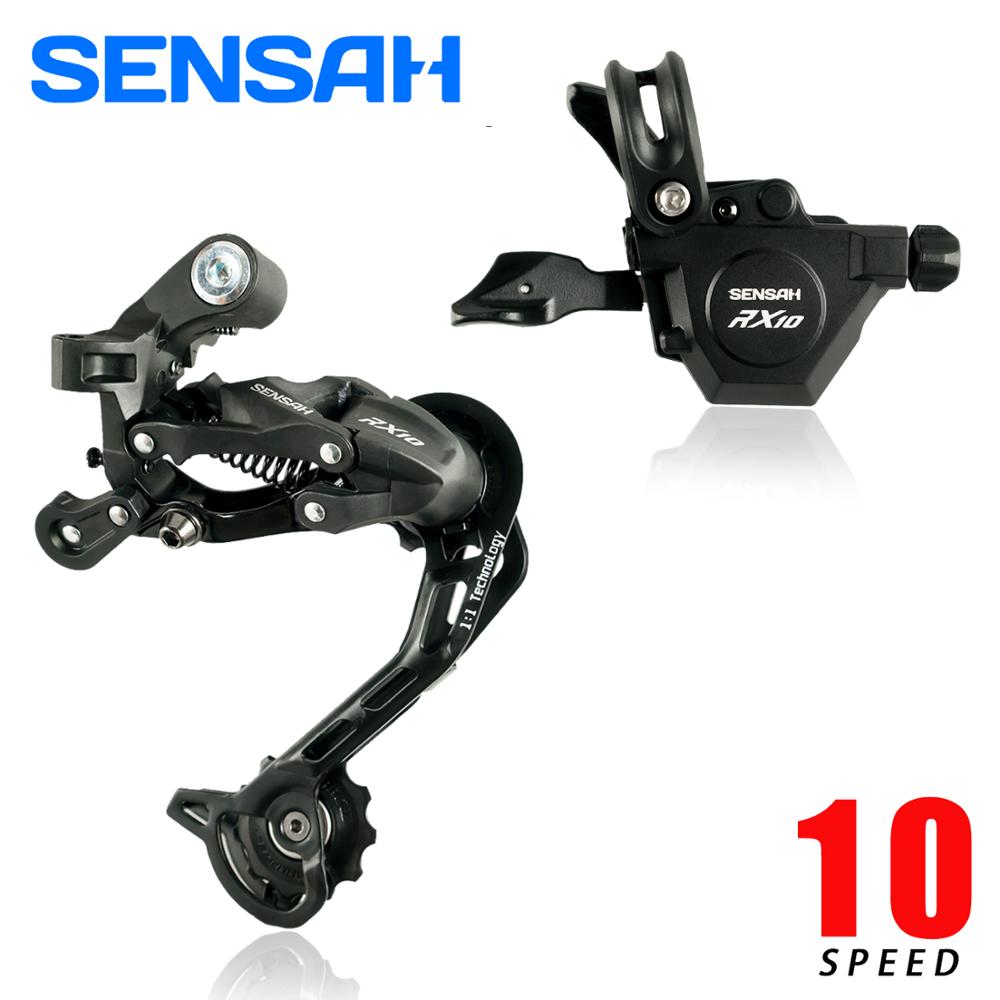 SENSAH – levier de vitesse à gâchette + dérailleurs arrière 10s pour vtt, Compatible avec DEORE, RX10 1x10