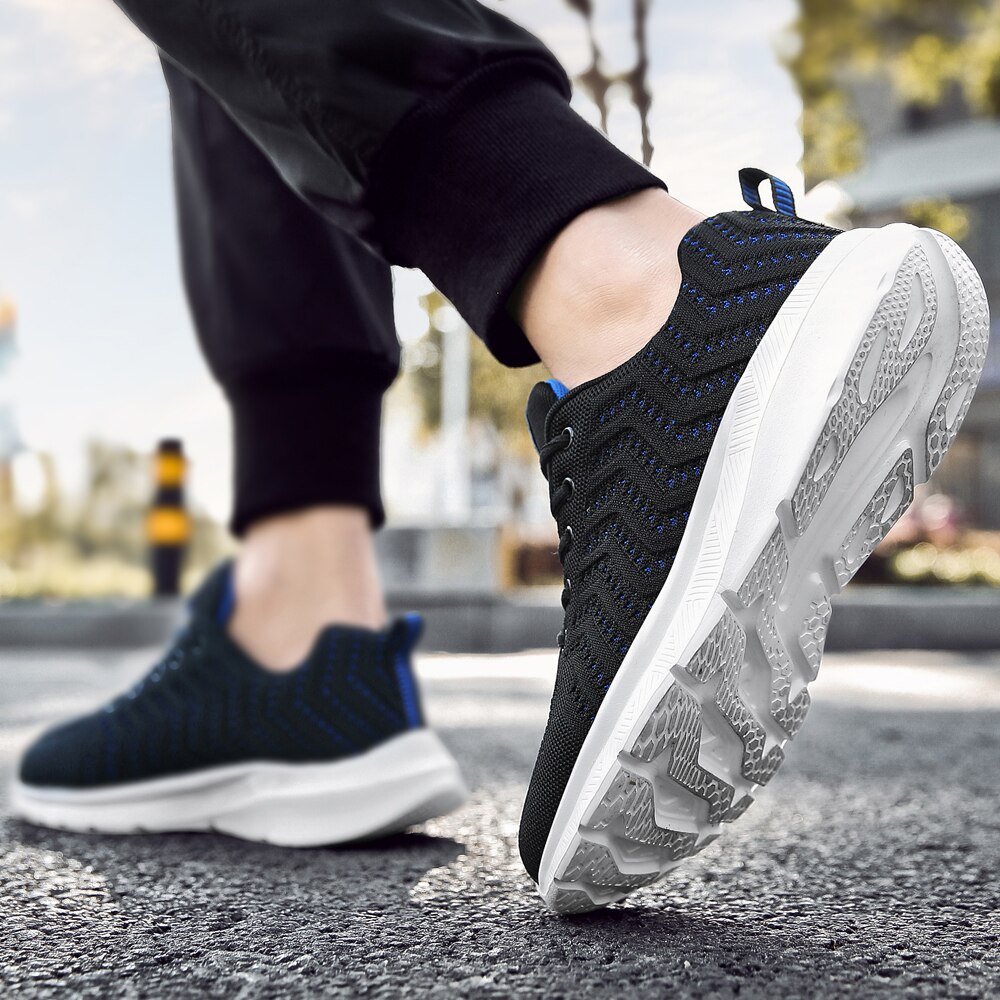 Plus Size 46 Tenis Masculino Men Tennis Shoes Light Comfort Outdoor Jogging Sport Shoes Athletic Fitness Male Sneakers