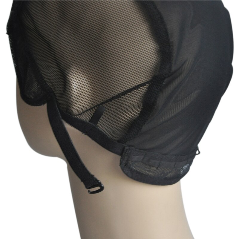 U Part With Swiss Lace Wig Cap Easier Sew Hair Stretchable Weaving Cap Glueless Wig Caps For Making Wigs